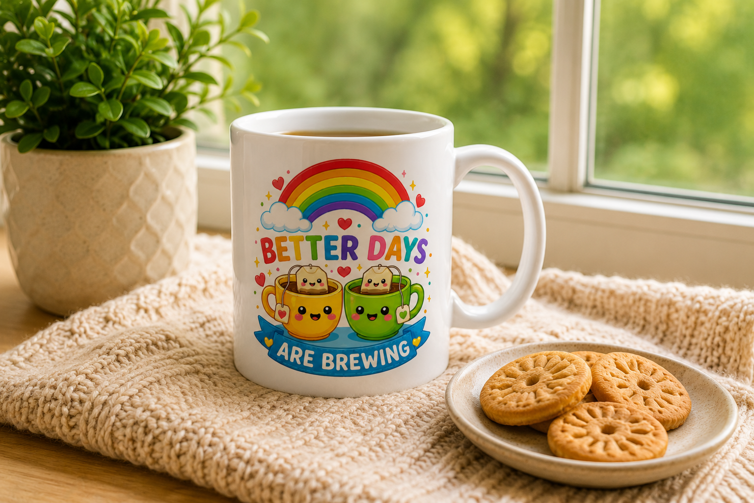 Better Days Are Brewing Mug