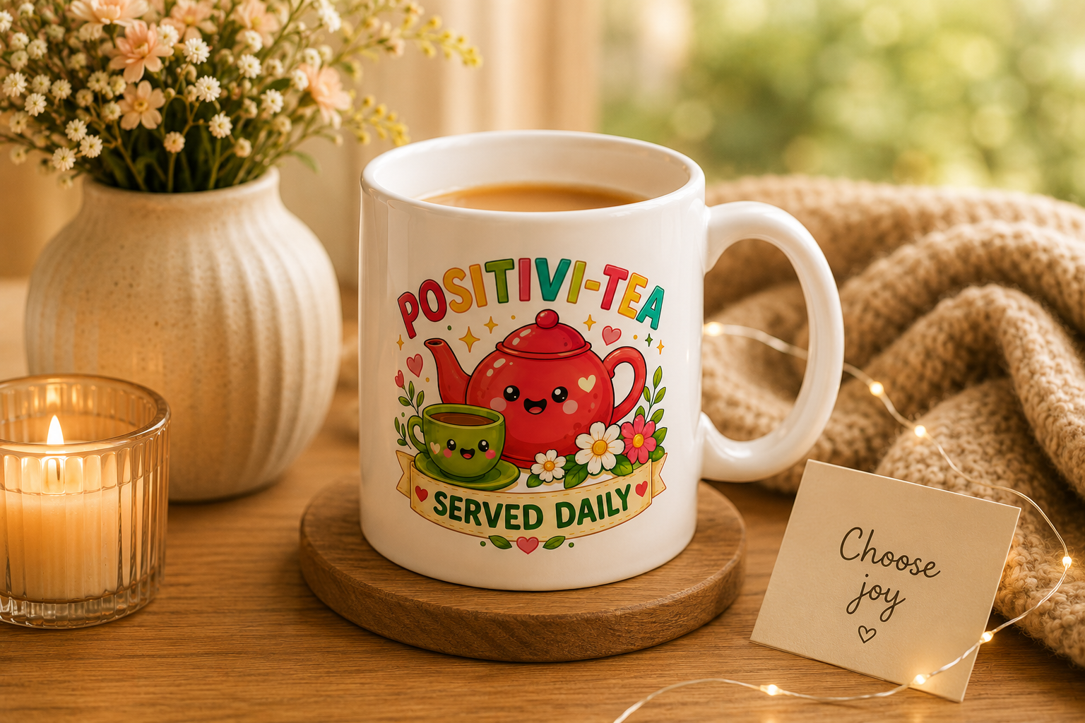 Positivi-Tea Served Daily Mug