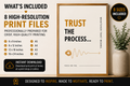 Trust The Process Printable Wall Art | Digital Download