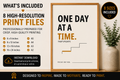 One Day At A Time Printable Wall Art | Digital Download